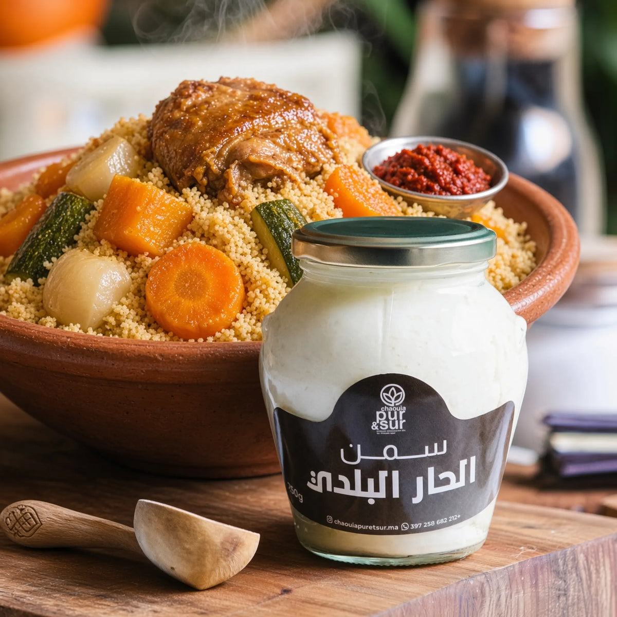 السمن الحار البلدي المغربي